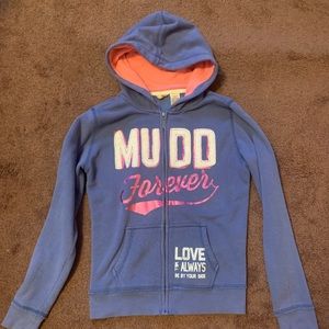 Mudd zip-up sweatshirt girls size 14